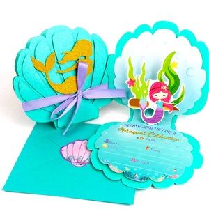 Birthday Party - Mermaid Theme Invitations